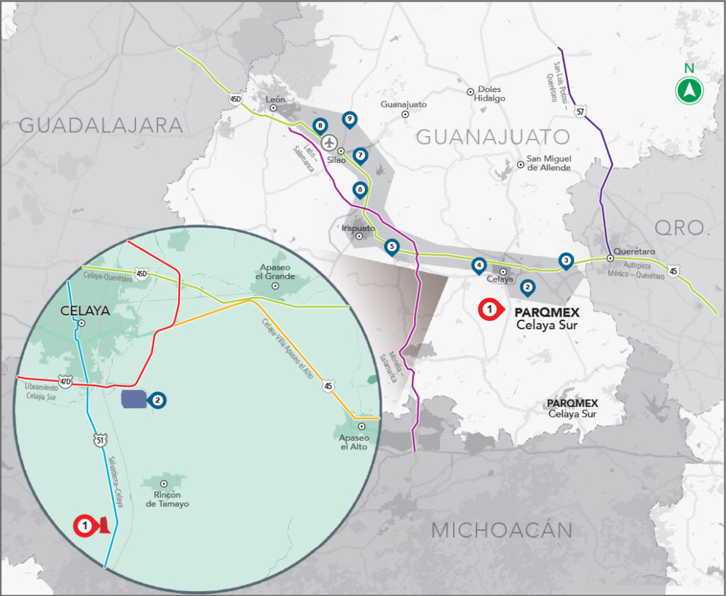 Celaya_Mapa Celaya